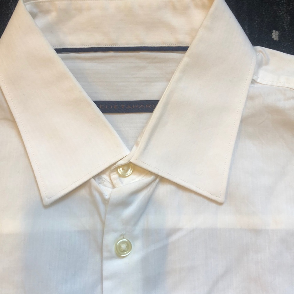 Elie Tahari white button down - Picture 5 of 9